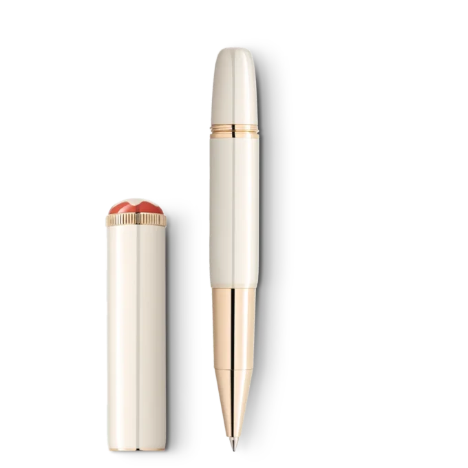 Montblanc Heritage Rouge et Noir „Baby” Ediție specială Rollerball de culoare ivoriu Montblanc Heritage Rouge et Noir „Baby” Ediție specială Rollerball de culoare ivoriu