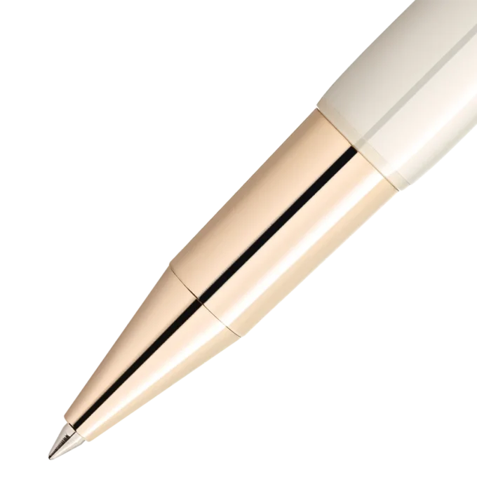 Montblanc Heritage Rouge et Noir „Baby” Ediție specială Rollerball de culoare ivoriu Montblanc Heritage Rouge et Noir „Baby” Ediție specială Rollerball de culoare ivoriu