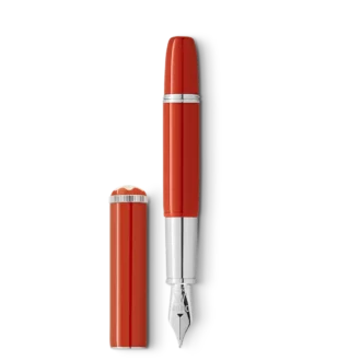 Montblanc Heritage Rouge et Noir „Baby” Ediție specială Stilou cu cerneală de culoare coral F Montblanc Heritage Rouge et Noir „Baby” Ediție specială Stilou cu cerneală de culoare coral F