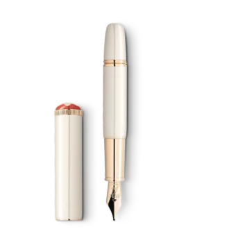Montblanc Heritage Rouge et Noir „Baby” Ediție specială Stilou de culoare ivoriu F Montblanc Heritage Rouge et Noir „Baby” Ediție specială Stilou de culoare ivoriu F