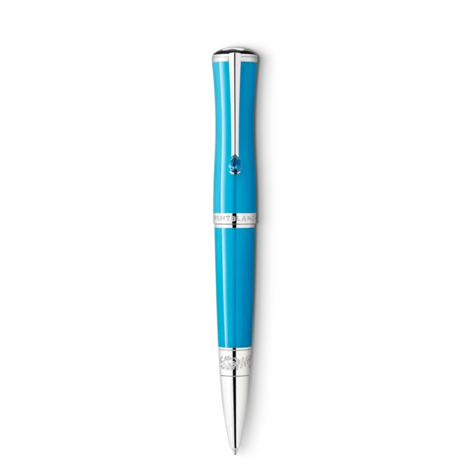 Montblanc Maria Callas Ediție specială Pix cu cerneală turcoaz Montblanc Maria Callas Ediție specială Pix cu cerneală turcoaz