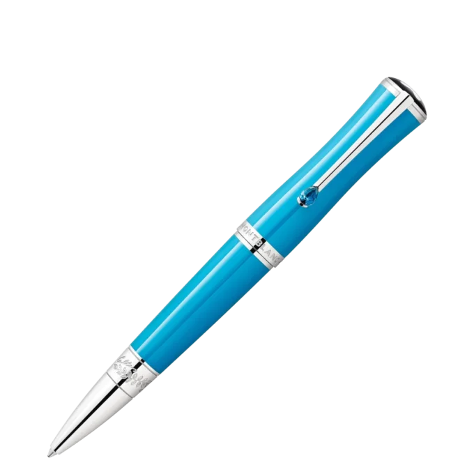 Montblanc Maria Callas Ediție specială Pix cu cerneală turcoaz Montblanc Maria Callas Ediție specială Pix cu cerneală turcoaz