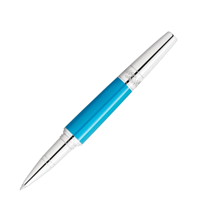 Montblanc Maria Callas Ediție specială Rollerball de culoare turcoaz Montblanc Maria Callas Ediție specială Rollerball de culoare turcoaz