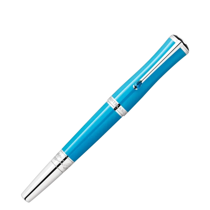 Montblanc Maria Callas Ediție specială Rollerball de culoare turcoaz Montblanc Maria Callas Ediție specială Rollerball de culoare turcoaz