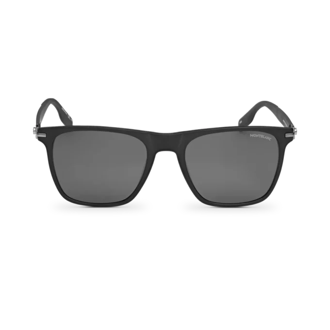 Ochelari de soare cu rame din acetat negru Ochelari de soare cu rame din acetat negru
