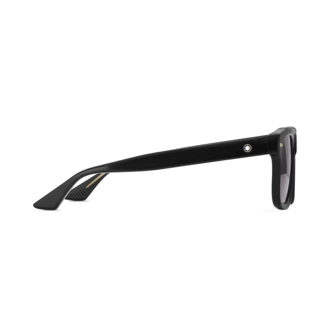 Ochelari de soare dreptunghiulari cu ramă din acetat de culoare neagră Ochelari de soare dreptunghiulari cu ramă din acetat de culoare neagră