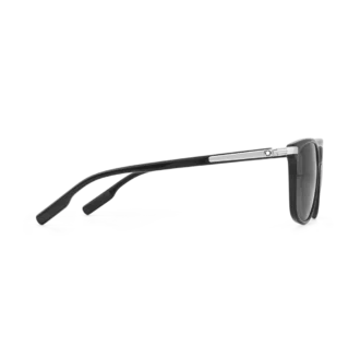 Ochelari de soare dreptunghiulari cu ramă din acetat de culoare neagră