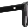Ochelari de soare dreptunghiulari cu ramă din acetat de culoare neagră Ochelari de soare dreptunghiulari cu ramă din acetat de culoare neagră