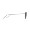 Ochelari de soare dreptunghiulari cu ramă metalică argintie Ochelari de soare dreptunghiulari cu ramă metalică argintie