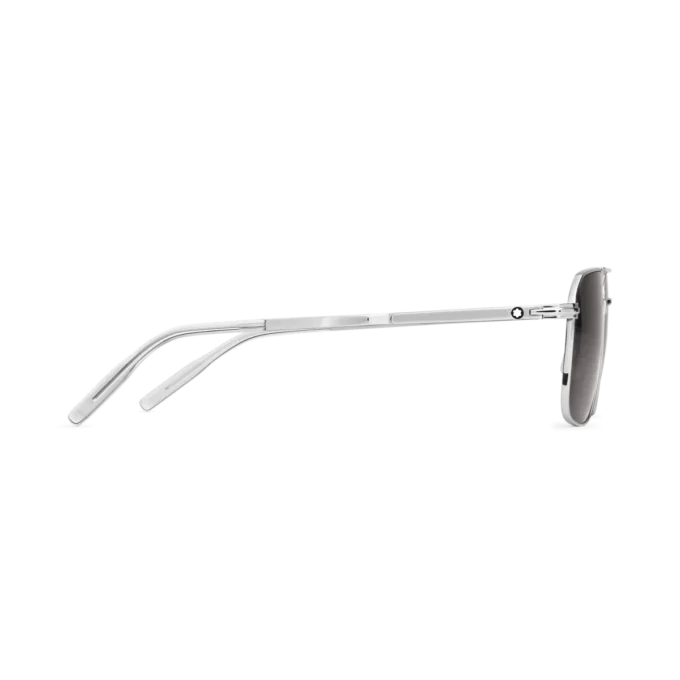 Ochelari de soare dreptunghiulari cu ramă metalică argintie Ochelari de soare dreptunghiulari cu ramă metalică argintie