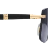 Ochelari de soare dreptunghiulari cu ramă metalică aurie Ochelari de soare dreptunghiulari cu ramă metalică aurie