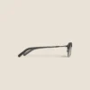 Ochelari de soare dreptunghiulari cu ramă metalică neagră Ochelari de soare dreptunghiulari cu ramă metalică neagră