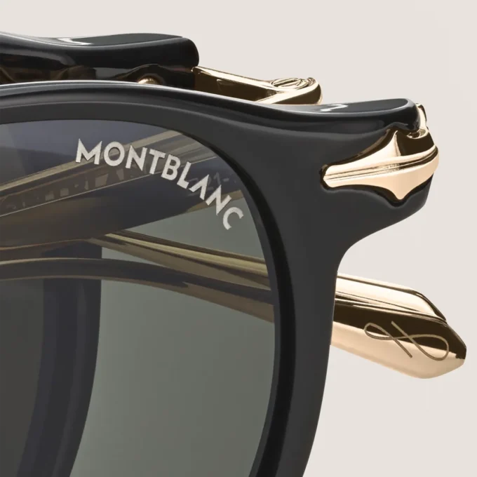 Ochelari de soare ovali pliabili cu ramă injectată de culoare neagră Ochelari de soare ovali pliabili cu ramă injectată de culoare neagră