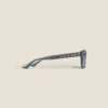Ochelari de soare pătrați cu ramă din acetat de culoare gri Ochelari de soare pătrați cu ramă din acetat de culoare gri