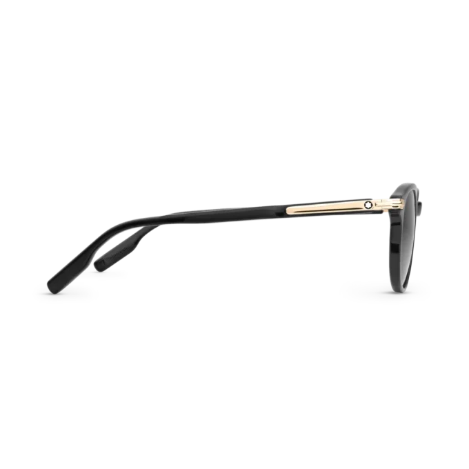 Ochelari de soare pătrați cu ramă din acetat de culoare neagră Ochelari de soare pătrați cu ramă din acetat de culoare neagră