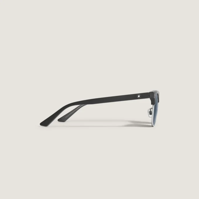 Ochelari de soare pătrați cu ramă din acetat de culoare neagră Ochelari de soare pătrați cu ramă din acetat de culoare neagră