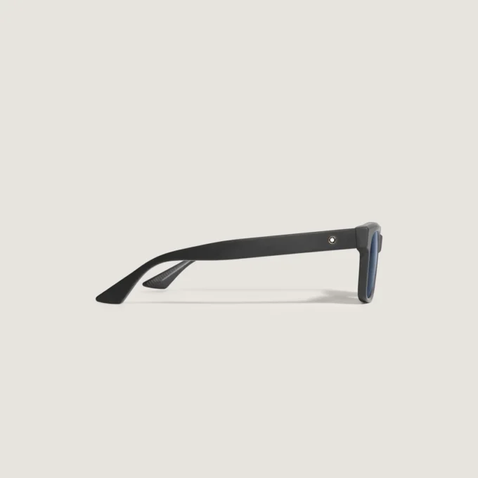 Ochelari de soare pătrați cu ramă din acetat de culoare neagră Ochelari de soare pătrați cu ramă din acetat de culoare neagră