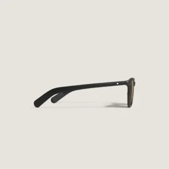 Ochelari de soare pătrați cu ramă din acetat de culoare neagră