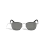 Ochelari de soare pătrați cu ramă metalică argintie Ochelari de soare pătrați cu ramă metalică argintie