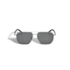 Ochelari de soare pătrați cu ramă metalică argintie Ochelari de soare pătrați cu ramă metalică argintie