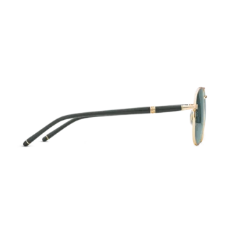 Ochelari de soare pătrați cu ramă metalică aurie Ochelari de soare pătrați cu ramă metalică aurie
