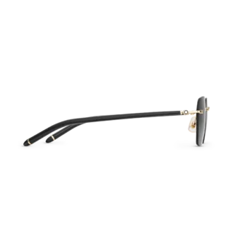 Ochelari de soare pătrați cu ramă metalică aurie Ochelari de soare pătrați cu ramă metalică aurie