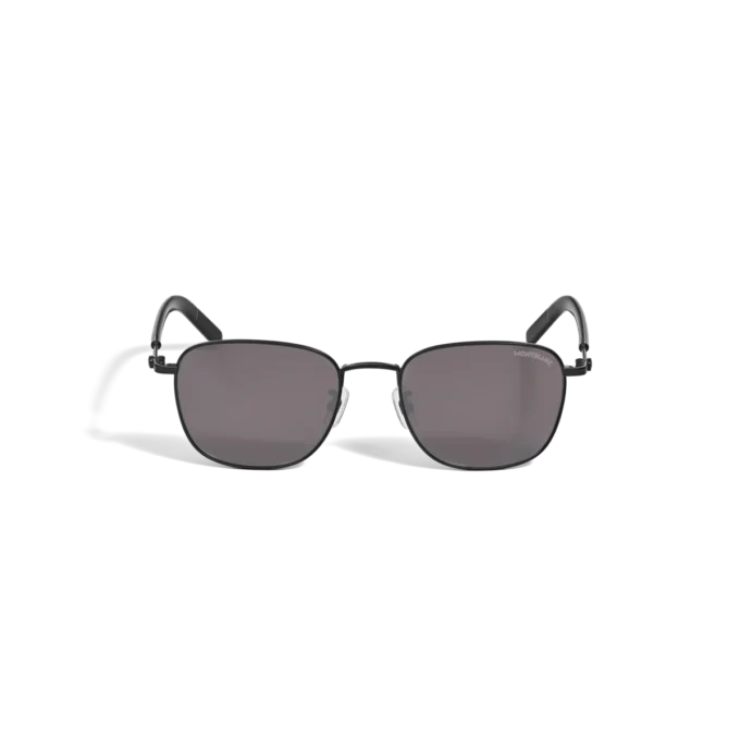 Ochelari de soare pătrați cu ramă metalică de culoare neagră Ochelari de soare pătrați cu ramă metalică de culoare neagră