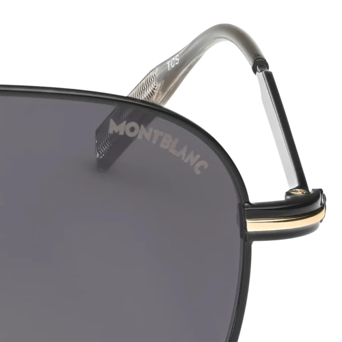 Ochelari de soare pătrați cu ramă metalică de culoare neagră Ochelari de soare pătrați cu ramă metalică de culoare neagră