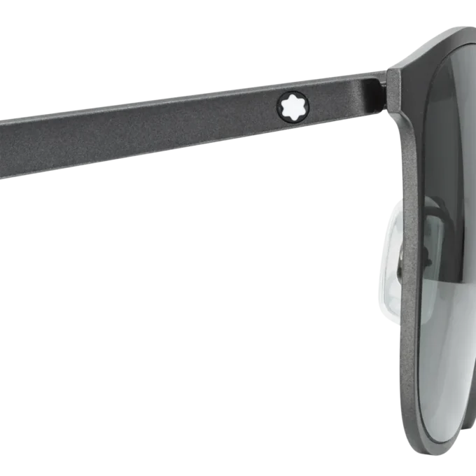 Ochelari de soare pătrați cu ramă metalică de culoare neagră Ochelari de soare pătrați cu ramă metalică de culoare neagră