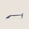 Ochelari de soare pătrați cu ramă metalică neagră Ochelari de soare pătrați cu ramă metalică neagră