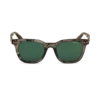 Ochelari de soare rotunzi cu ramă din acetat de culoare maro Ochelari de soare rotunzi cu ramă din acetat de culoare maro