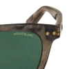 Ochelari de soare rotunzi cu ramă din acetat de culoare maro Ochelari de soare rotunzi cu ramă din acetat de culoare maro