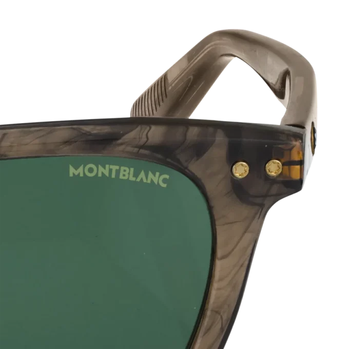 Ochelari de soare rotunzi cu ramă din acetat de culoare maro Ochelari de soare rotunzi cu ramă din acetat de culoare maro