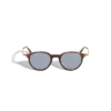 Ochelari de soare rotunzi cu ramă din acetat Havana Ochelari de soare rotunzi cu ramă din acetat Havana