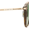 Ochelari de soare rotunzi cu ramă injectată de culoare Havana Ochelari de soare rotunzi cu ramă injectată de culoare Havana
