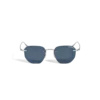 Ochelari de soare rotunzi cu ramă metalică argintie Ochelari de soare rotunzi cu ramă metalică argintie