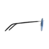 Ochelari de soare rotunzi cu ramă metalică de culoare ruteniu Ochelari de soare rotunzi cu ramă metalică de culoare ruteniu