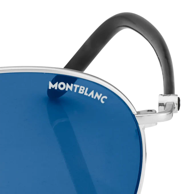 Ochelari de soare rotunzi cu ramă metalică de culoare ruteniu Ochelari de soare rotunzi cu ramă metalică de culoare ruteniu