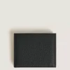Portofel din piele cu textură 4cc portmoneu Portofel din piele cu textură 4cc portmoneu