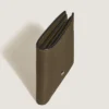 Portofel din piele cu textură 4cc portmoneu Portofel din piele cu textură 4cc portmoneu
