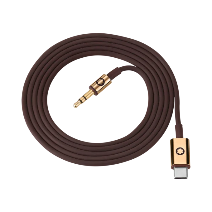 Set de cabluri maro pentru căștile Montblanc MB 01