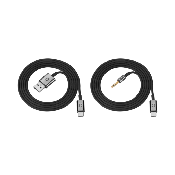 Set de cabluri negru pentru căștile Montblanc MB 01