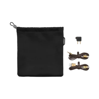Set de călătorie maro pentru căștile Montblanc MB 01