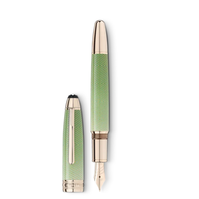 Stilou Meisterstück Calligraphy Solitaire Celadon Dégradé cu peniță curbată Stilou Meisterstück Calligraphy Solitaire Celadon Dégradé cu peniță curbată