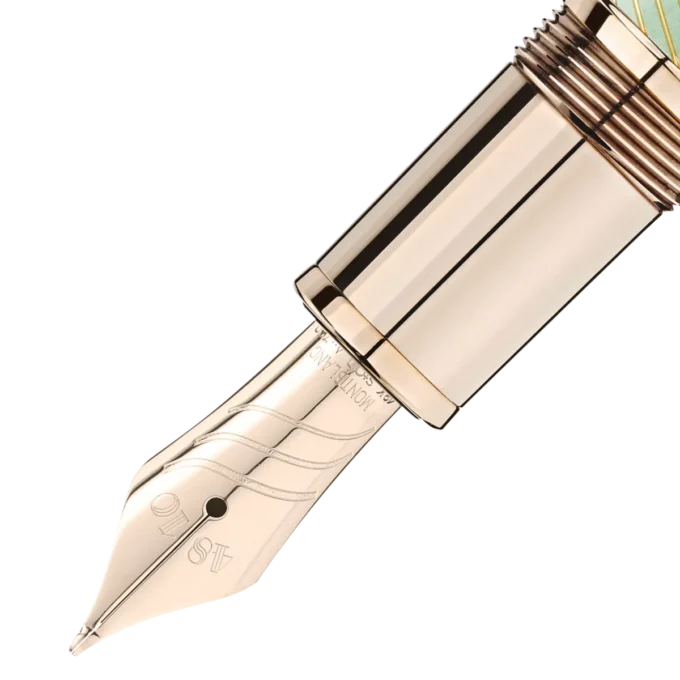 Stilou Meisterstück Calligraphy Solitaire Celadon Dégradé cu peniță curbată Stilou Meisterstück Calligraphy Solitaire Celadon Dégradé cu peniță curbată
