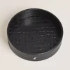 Tavă de birou mare, piele cu imprimeu croco, negru Tavă de birou mare, piele cu imprimeu croco, negru