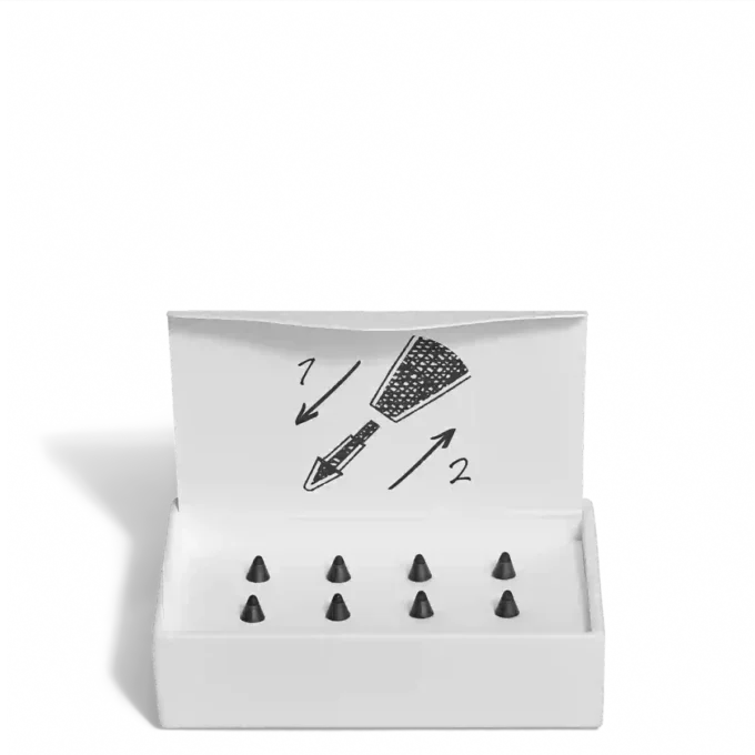 Vârfuri de schimb netede pentru stiloul digital Montblanc negru Vârfuri de schimb netede pentru stiloul digital Montblanc negru